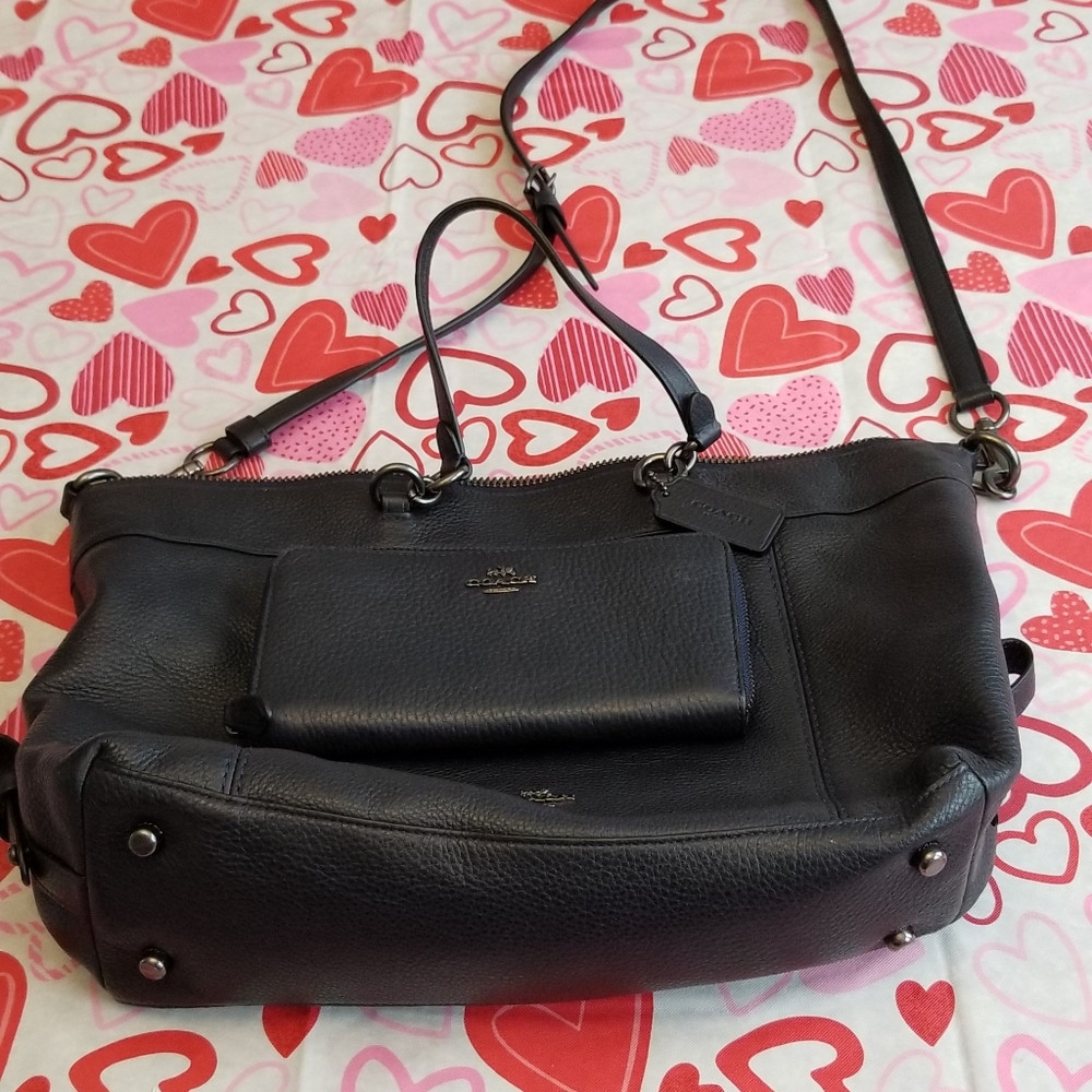 Coach bag and matching wallet